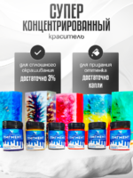 Пигментная паста (светонепропускаемые) для смолы, пластика и силикона Полидел О, Синий G 50гр.